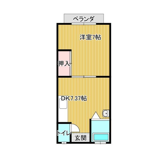 原宿ハイツ 5号室 間取り