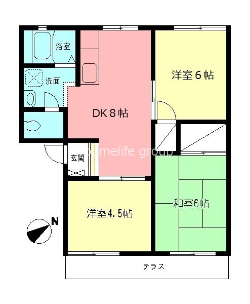 プランドール 間取り図