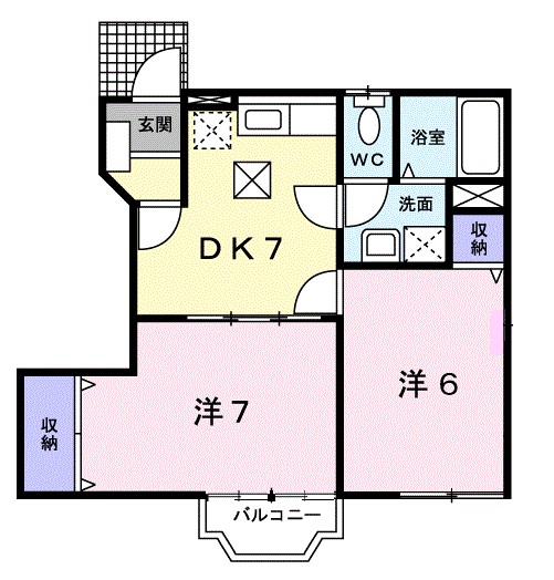 ファイン湘南 102号室 間取り