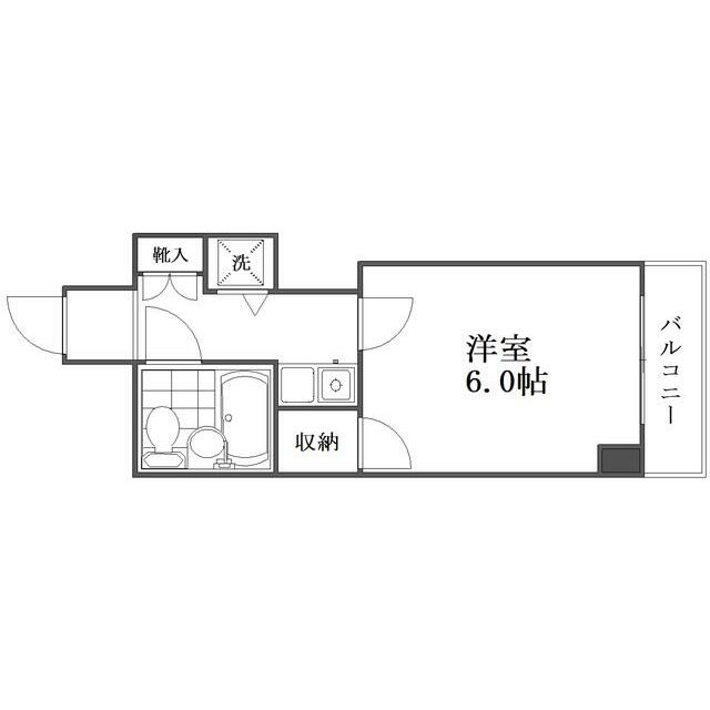 メインステージ平塚駅前 203号室 間取り