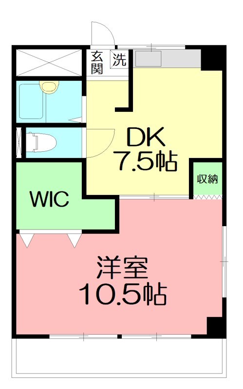 ブランドール 302号室 間取り
