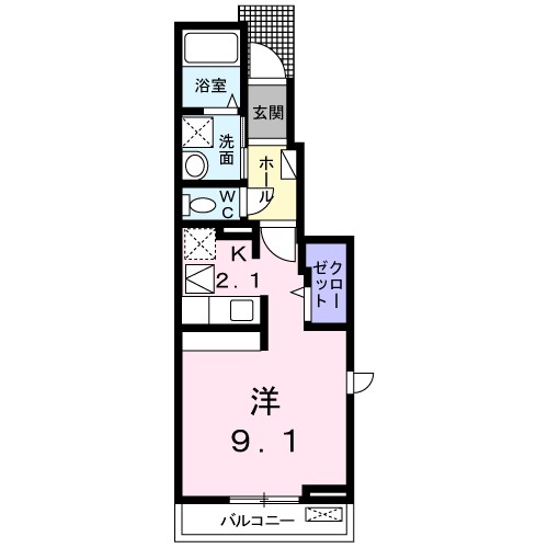 Ｈａｒｄ　Ｃａｓｔｌｅ　湘南 101号室 間取り