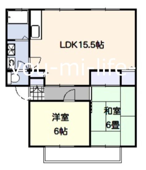 WIN湘南C 202号室 間取り