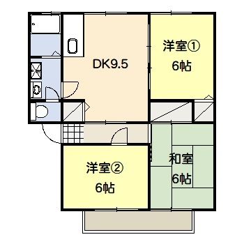 WIN湘南C 202号室 間取り