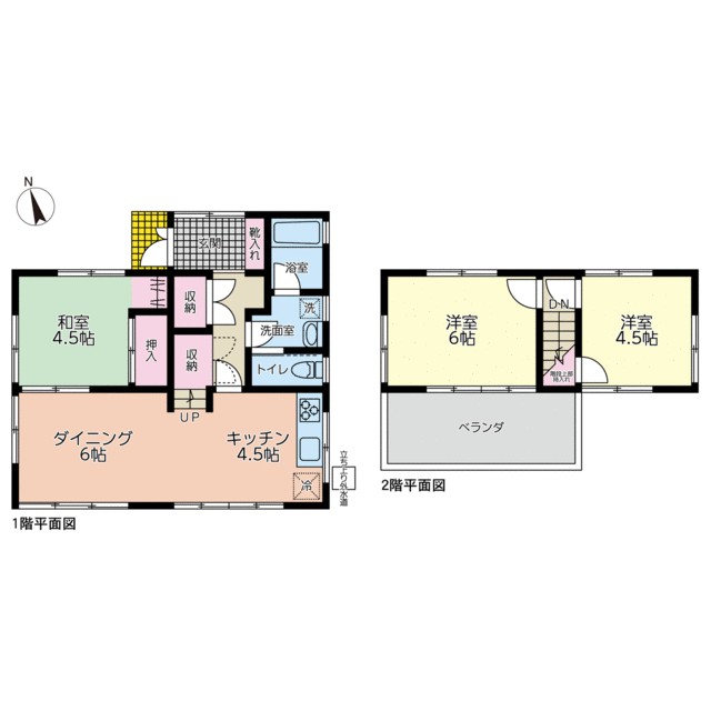 俣野町貸家 間取り