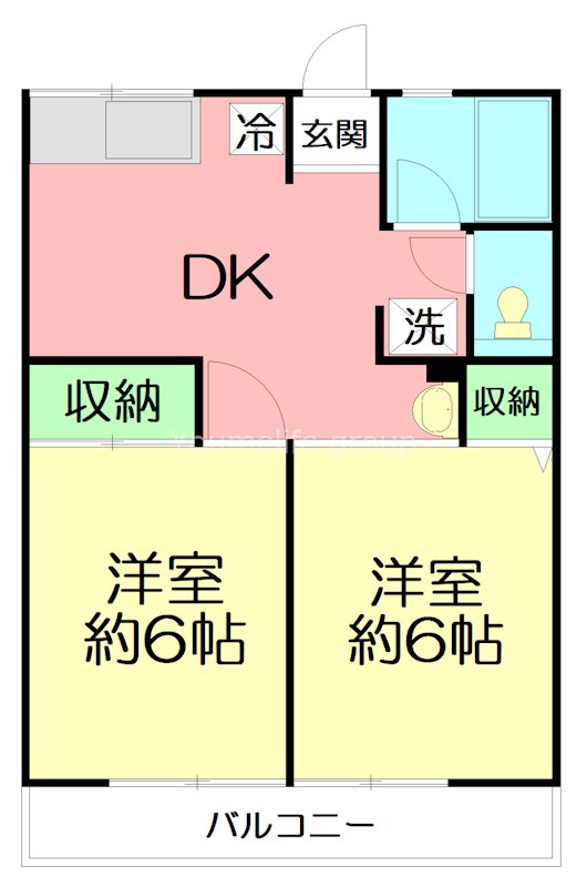 シティハイム　5ストリーム 103号室 間取り