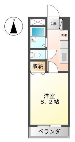 ロズウェルシブヤ 101号室 間取り
