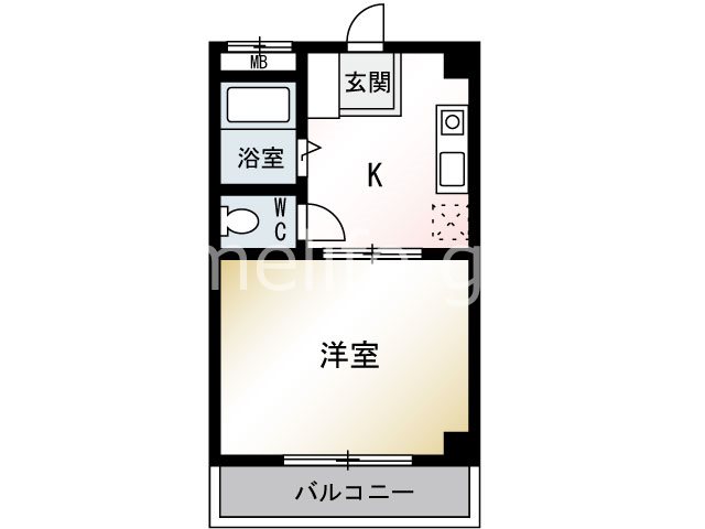 ステラコート 204号室 間取り