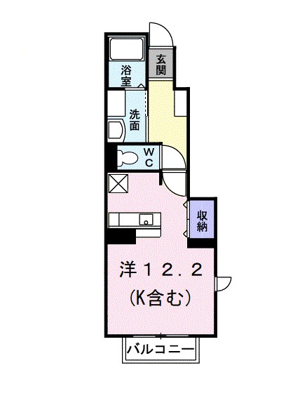 フェアリーハウス 101号室 間取り
