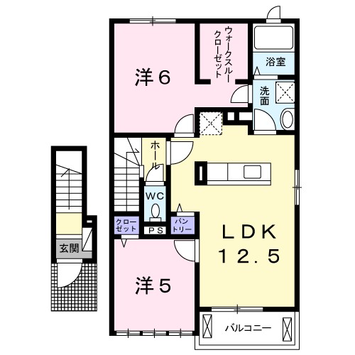 ＬＵＮＡ・Ｉ 202号室 間取り