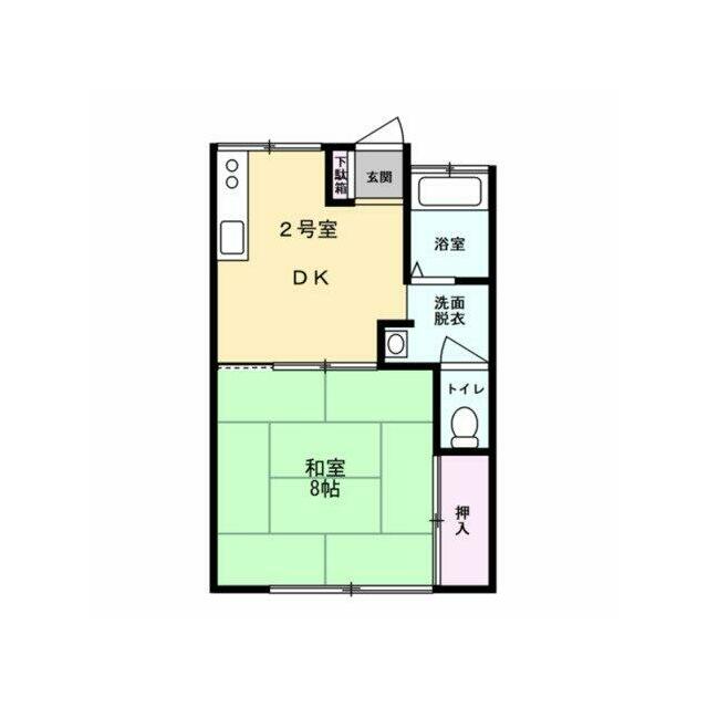 コーポ西湘 間取り図