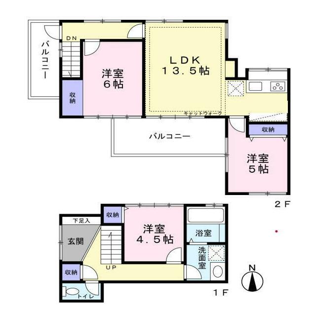 コパン中田東 201号室 間取り