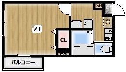 Rutile厚木 301号室 間取り