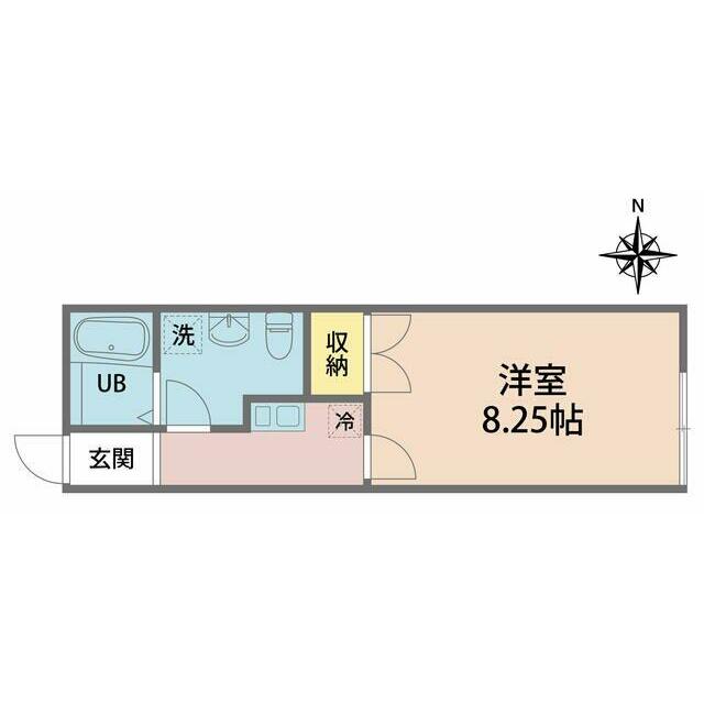 シェモア伊勢原 203号室 間取り