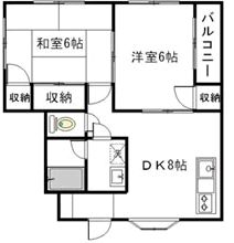 ライズ厚木 202号室 間取り