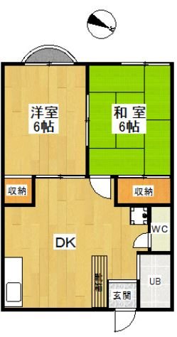 ビューハイツ榊原 間取り図
