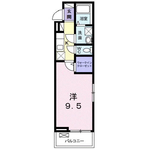 ショコラータ湘南 201号室 間取り