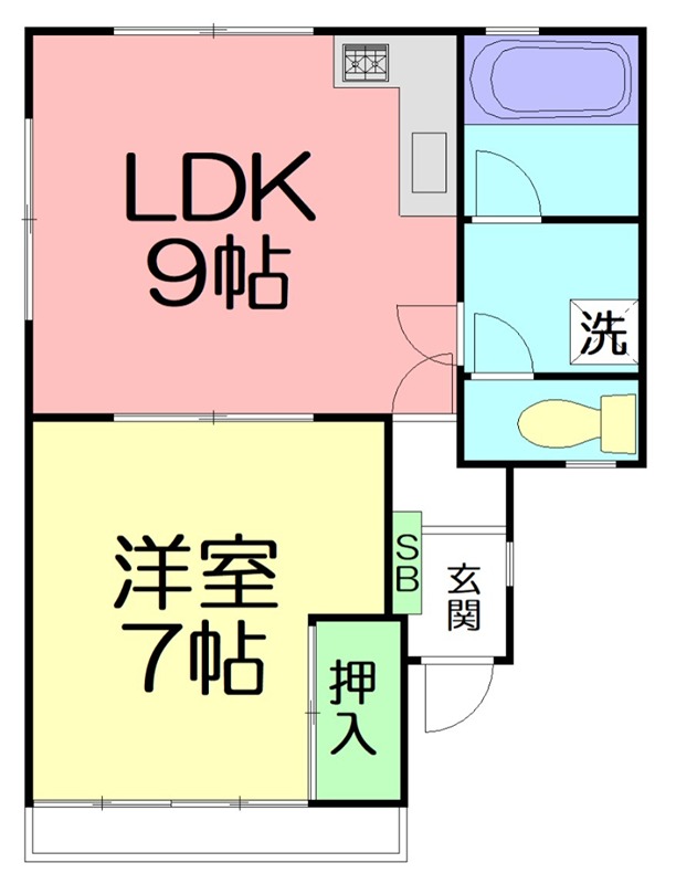 マーガレットハウス 202号室 間取り