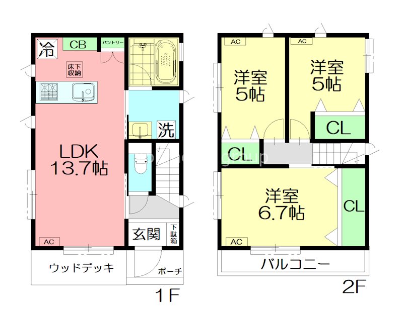 栢山貸家（ＬＩＬＩＵＭ）  間取り