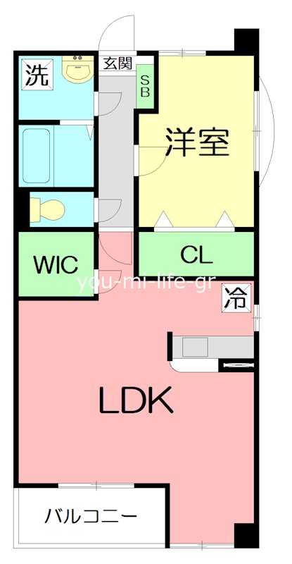 プレミエーテル 202号室 間取り