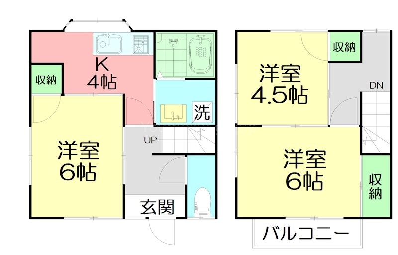 コーポユズⅡ 101号室 間取り