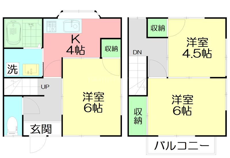 コーポユズⅡ 102号室 間取り