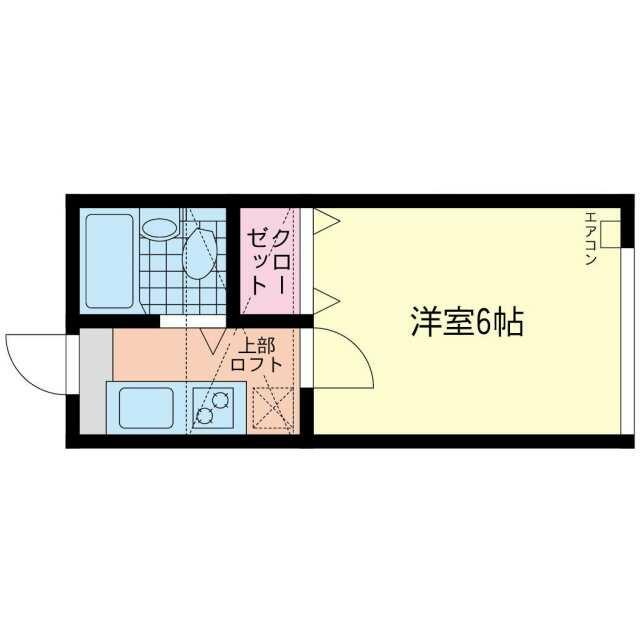 ドリームアロー湘南台  206号室 間取り