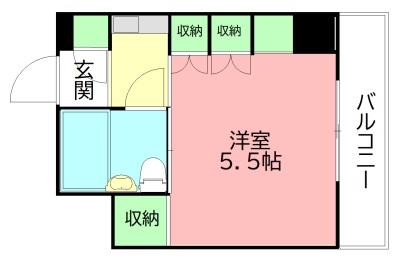 第12明智ビル 0204号室 間取り