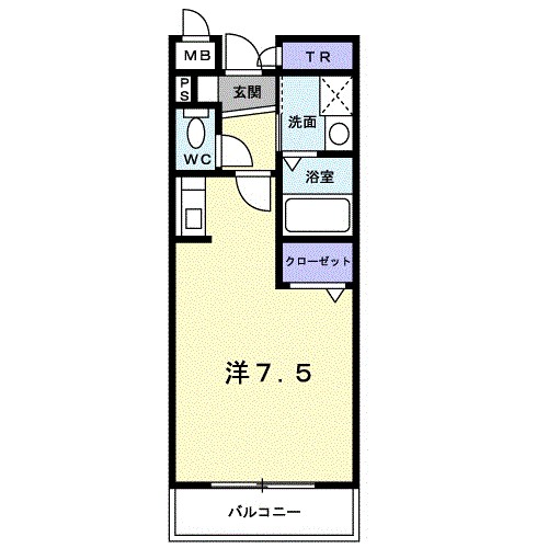 ラピュタ 401号室 間取り