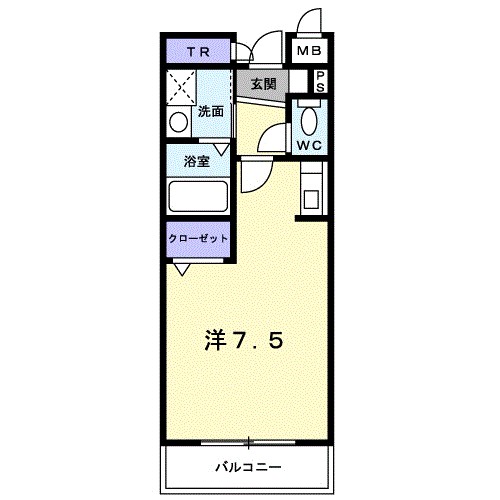 ラピュタ 602号室 間取り