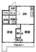第２長瀬ビル 203号室 間取り