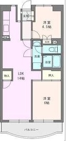 ボヌール秦野Ⅰ 413号室 間取り