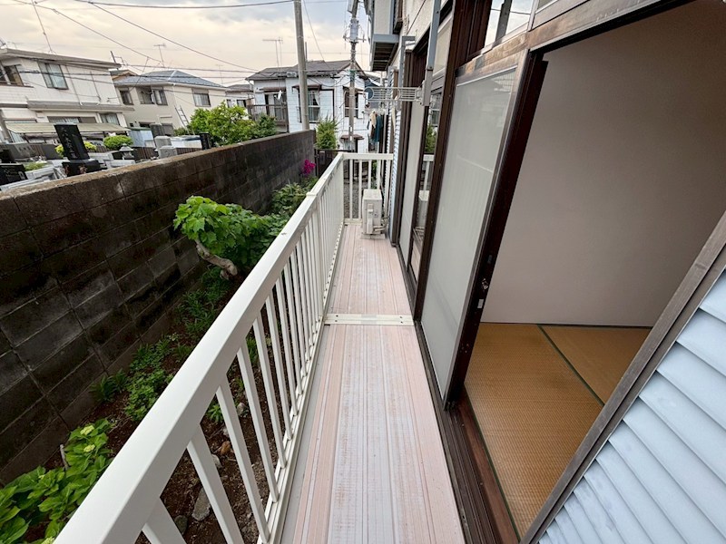 シティハイム山根 ベランダ