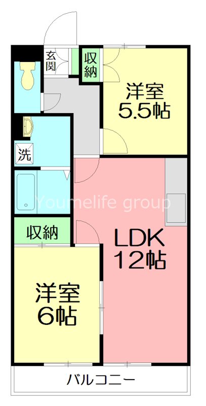 Triplet(トリプレット) 202号室 間取り