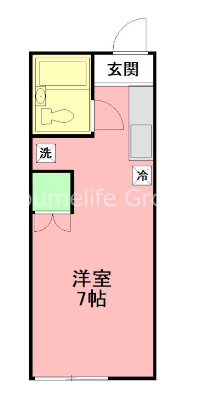 メゾン・ド・ネージュ戸塚 103号室 間取り