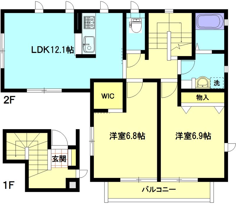 グランデージ鎌倉 間取り図