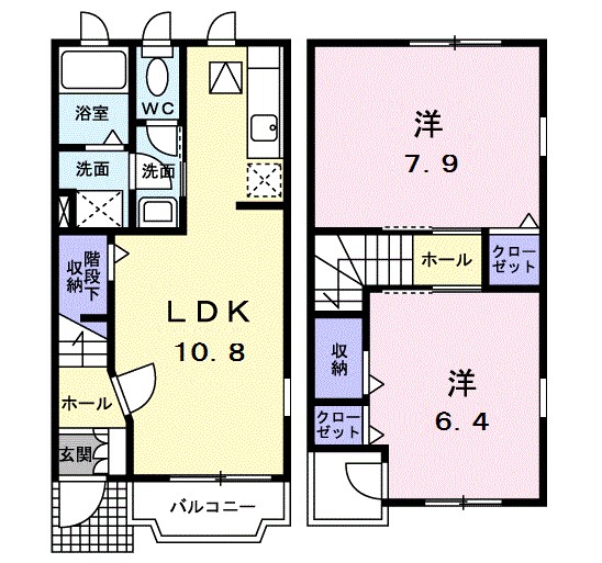 グランツ・ＪⅡ 102号室 間取り