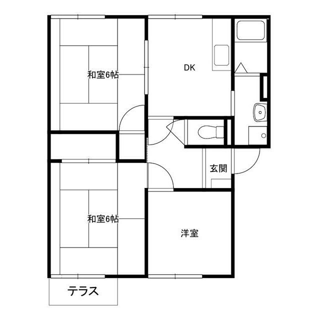 メゾンＫＴ 102号室 間取り