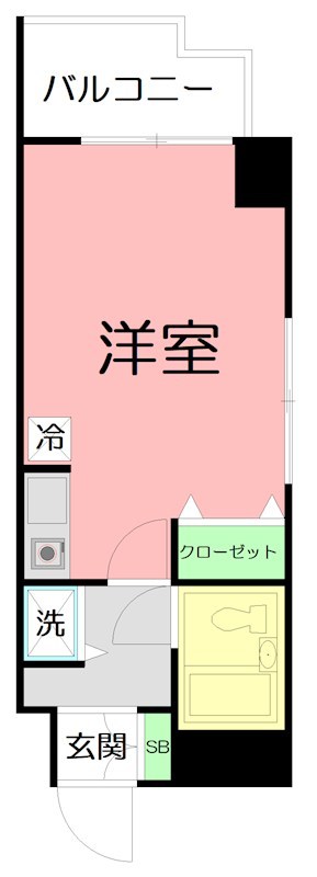 アーバンハイツ平塚 403号室 間取り