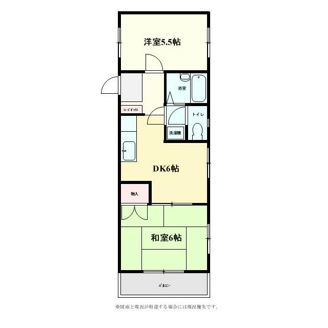 リンフローレ鵠沼 203号室 間取り