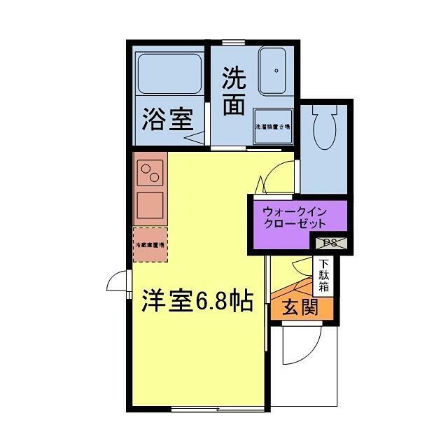 グランヒル湘南台 101号室 間取り