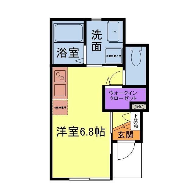 グランヒル湘南台 102号室 間取り