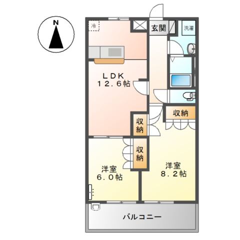 ソレアードM 間取り