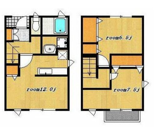 カーサ・ドルチェⅡ 2号室 間取り
