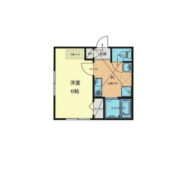 ＰＯＬＬＵＸ戸塚 201号室 間取り