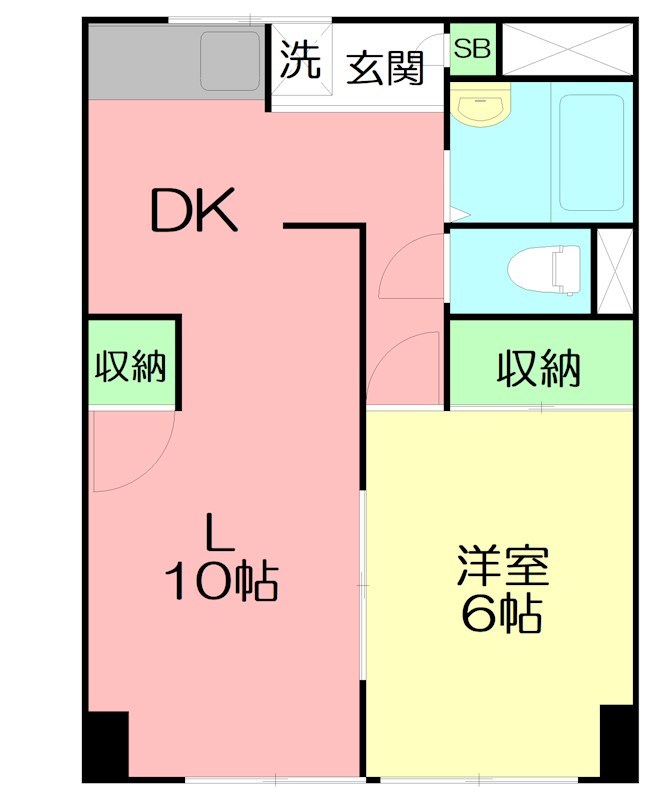 ブランドール 303号室 間取り