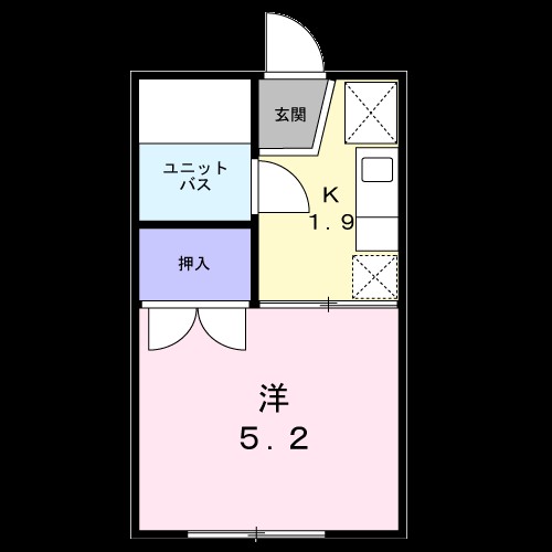 本町レジデンス 205号室 間取り
