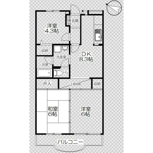 ＹＨ湘南 207号室 間取り