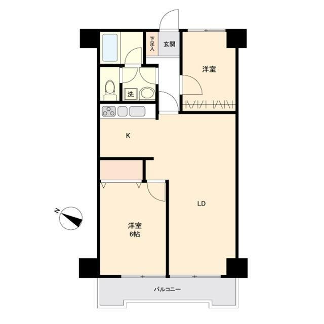湘南台ダイヤモンドマンション 1004号室 間取り