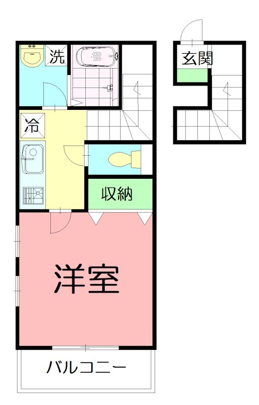 サンセール湘南 201号室 間取り